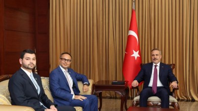 Hakan Fidan Bakıda TÜRKPA Baş katibi ilə görüşüb