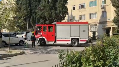 Bakıda yaşayış binasında partlayış, xəsarət alan var
