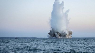 В Каспийском море ожидаются взрывы