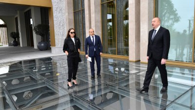 İlham Əliyev və Mehriban Əliyeva Şamaxıda hotel açılışında iştirak ediblər