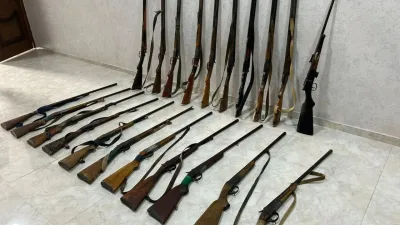 Qanunsuz silah dəstəsi üzə çıxdı: 16 tüfəng tapıldı