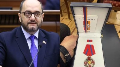 Paşinyanın təklifi ilə Araik Arutyunyan təltif edildi