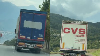Zəngəzur dəhlizi açılıb? - Gorus-Qafan yolunda türk TIR-ları - GÖRÜNTÜ  