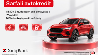 "Xalq Bank" avtokredit üzrə sərfəli şərtlər təqdim edir