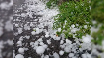 Tovuz rayonuna dolu düşüb