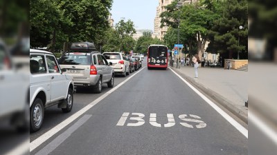 Avtobus yoluna girən sürücülərə sərt XƏBƏRDARLIQ