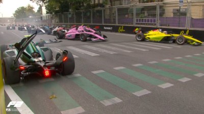 "Formula 2" Azərbaycan Qran-prisinin qəza baş verib