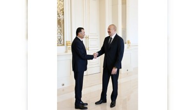 İlham Əliyev Tacikistanın Baş nazirini qəbul edib