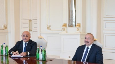 Qlobal investisiya nəhənginin rəhbəri Prezidentin qəbulunda - GÖRÜNTÜ