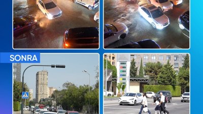 Bu yolda işıqfor quraşdırıldı