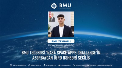 BMU tələbəsi NASA layihəsinin rəhbəri oldu