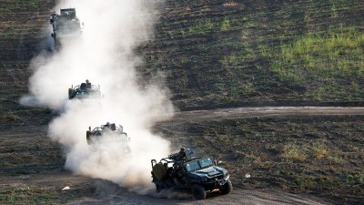 Üç ölkənin hərbi qulluqçuları taktiki fəaliyyətləri yerinə yetirib