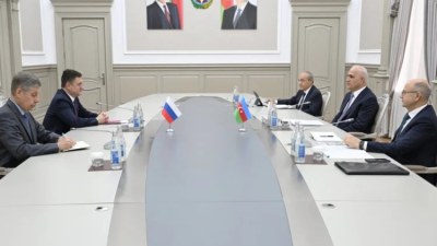Şahin Mustafayev rus həmkarı ilə görüşdü