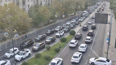 Bakının 13 küçə və prospektində tıxac var