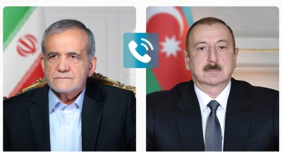 İlham Əliyev Məsud Pezeşkiana zəng edib