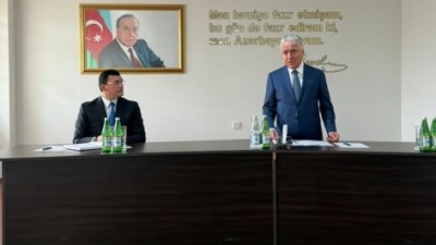 İcra başçısı kollektivə təqdim olundu, Prezidentin tapşırıqları ona çatırıldı