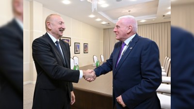 Prezident britaniyalı naziri qəbul etdi - GÖRÜNTÜ