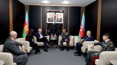 Zakir Həsənov Böyük britaniyalı və Slovakiyalı həmkarları ilə görüşüb