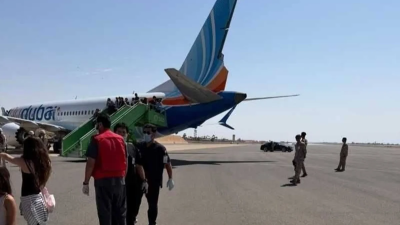 "Flydubai"ın təyyarəsi İsrailə eniş edib