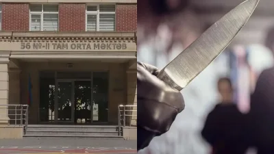 Bakıda məktəbin qarşısında dəhşət: 18 yaşlı gənc öldürüldü