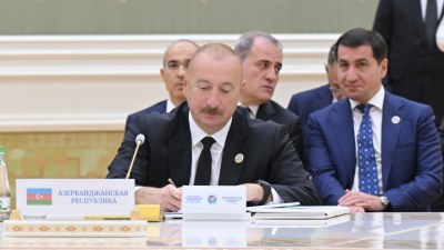 Türkmənbaşı şəhərində sənədlərin imzalanması mərasimi olub