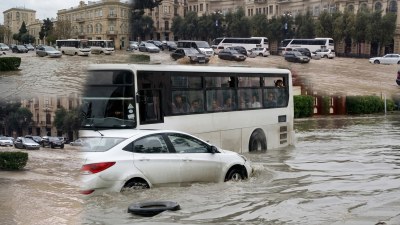 Bakıda 5 rayon su basma riski ilə üz-üzə: konkret statistika açıqlanmadı