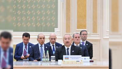 Prezident MDB Dövlət Başçıları Şurasının geniş tərkibdə iclasında - FOTOLAR
