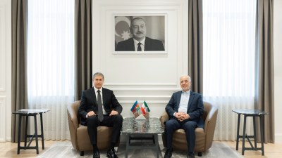 Vilayət Eyvazov iranlı həmkarı ilə görüşüb - FOTO