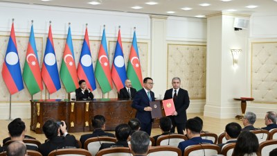 Azərbaycan ilə Laos arasında Birgə Bəyanat qəbul olunub - FOTOLAR