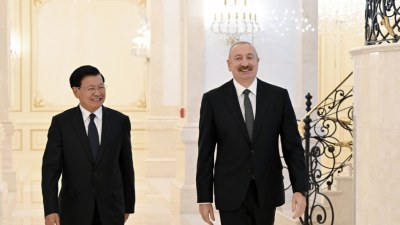 İlham Əliyevin adından Laos Prezidentinin şərəfinə rəsmi nahar verilib