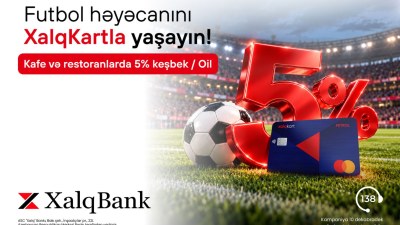 Futbol həyəcanı XalqKartla daha sərfəli