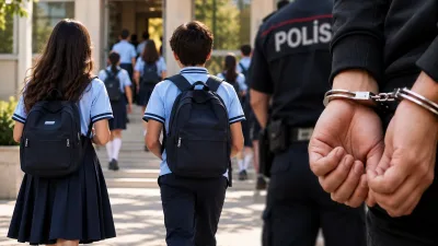 Məktəbli formasına görə asayişi pozanlar həbs edildilər