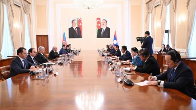 Əli Əsədov Laosun Prezidenti ilə ikitərəfli əməkdaşlığı müzakirə etdi 