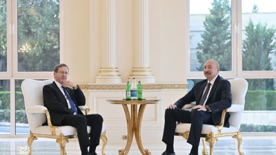 İlham Əliyev İsrailin Prezidenti ilə görüşüb 