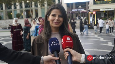 Kəlağayı xanımlara xüsusi zəriflik verir - Bakı sakini