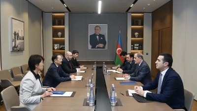 Ceyhun Bayramov AQEM-in Baş katibi ilə görüşdü - FOTO