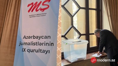 Jurnalistlərin IX qurultayının səsverməsindən – GÖRÜNTÜLƏR
