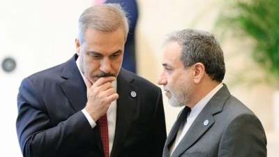 دیدار هاکان فیدان و عراقچی در بغداد