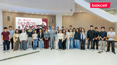&ldquo;Bakcell&rdquo;in baş icraçı direktoru ADA Universitetinin tələbələri ilə görüşüb - FOTOLAR