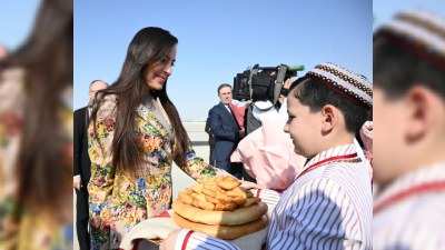 Leyla Əliyeva Türkmənistanda səfərdədir - FOTO