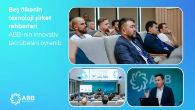 Beş ölkənin texnoloji şirkət rəhbərləri ABB-nin innovativ təcrübəsini öyrənib