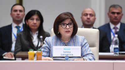 Sahibə Qafarova Bişkekdə TÜRKPA Şurasının iclasında çıxış edib