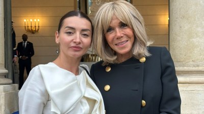 Leyla Abdullayeva Bricit Makronla görüşdü – FOTO