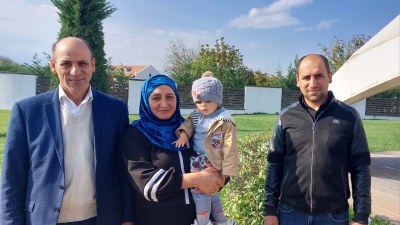 Ağdərə rayonuna köçürülən sakinlər yeni evlərinə çatıblar - FOTO