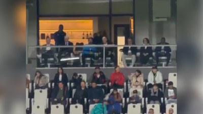 İnfantino Masazırda Azərbaycan premyer liqasının oyununu izlədi - VİDEO