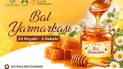 Bakıda arıçılıq məhsullarının 26-cı Respublika Sərgi-Satış Yarmarkası keçiriləcək