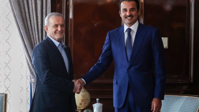 Pezeşkian Qətər lideri ilə Moskvada görüşdü 