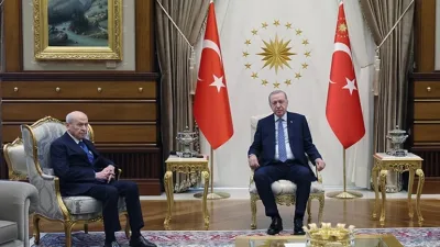 Ərdoğanla Bağçalının qapalı görüşü 1 saat çəkib