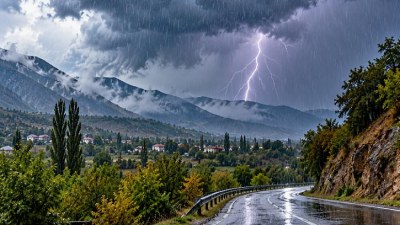 Sabah yağış yağacaq, şimşək çaxacaq