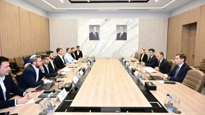 Nazir “Wonderful” şirkətinin təsisçisi ilə görüşüb - FOTO 